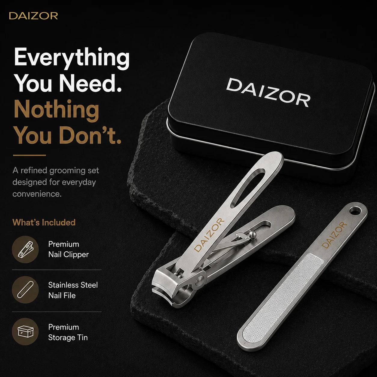 Daizor Nail Clipper - Silver
