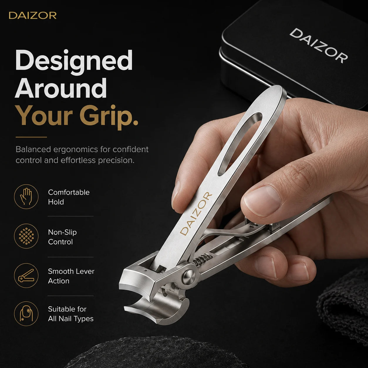 Daizor Nail Clipper - Silver
